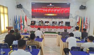 Rapat Pleno Terbuka PDPB Triwulan IV Tahun 2025 KPU Halmahera Timur.