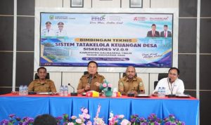 Pembukaan Bimtek SISKEUDES Kab. Halmahera Timur. (Foto: Istimewa)