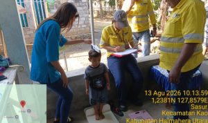 NHM Peduli Dampingi Mario di Desa Sasur hingga keluar dari Kondisi Stunting. (Foto: Departemen Komunikasi NHM)